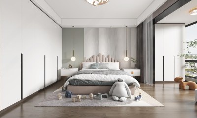 现代女孩房3D模型下载